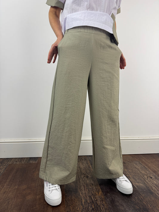 Biscuit Wide leg Trouser 231