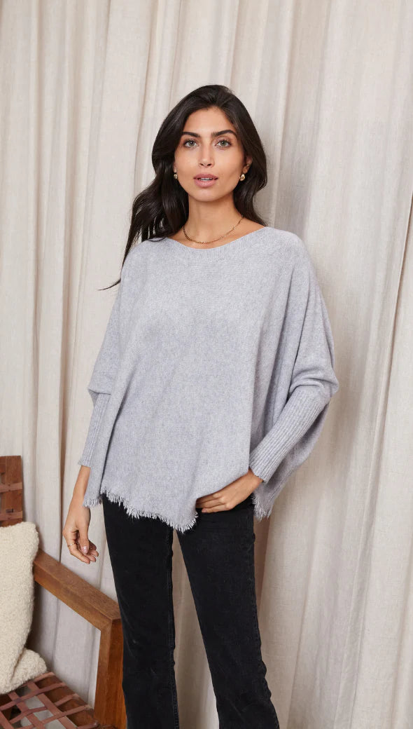 Marlie Grey Melange  Sweater