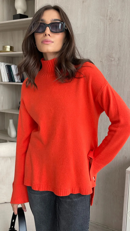 Mona Pomegranate Sweater